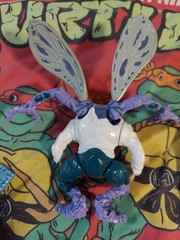 Baxter Stockman 100% Complete Playmates TMNT Action Figure w/ Weapon & Card 1989