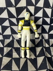 1994 POWER RANGERS White Ranger AF Bendable Rubber Bend-Em Jason David Frank VTG