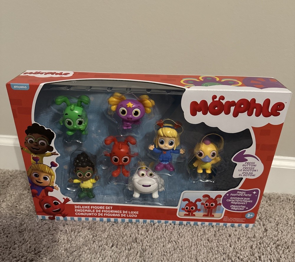 Morphle Deluxe Collectible Figures Set With 7 Toy Creatures For Kids 3 Years Up