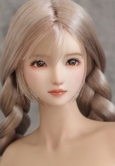 1:6 Braid beauty Women Head Sculpt Fit 12” Female PH UD LD Action Figure Doll