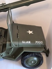 Vintage GI Joe 7000 Five Star Jeep & Mounted Gun & Searchlight First Edition