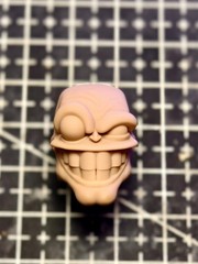 1/12 1/4 1/6 1/18 Unpainted Comics Expression Green Man Head Carved Model Toys