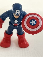 2015 Hasbro Heroes Marvel Superhero Squad 2.5″ Captain America Figure (A1)