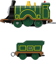 Thomas & Friends Motorized Emily Train Engine w/ Tender Battery Powered