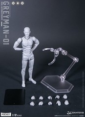 Dam Toys 1/12 Crash Test Dummy “GREYMAN” Action Figure DAM-DPS11 in USA
