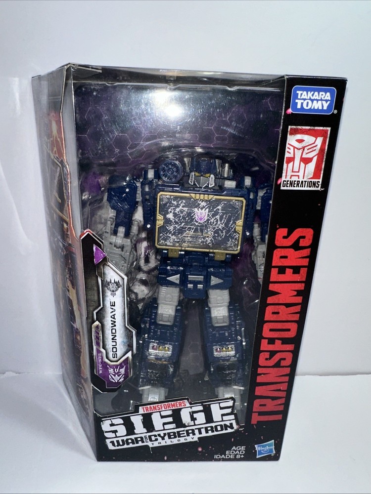 Transformers War For Cybertron Siege Soundwave Voyager Class