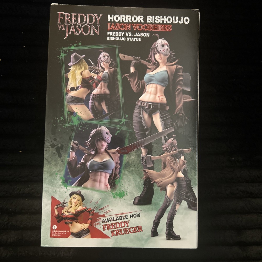 KOTOBUKIYA Freddy Vs. Jason Voorhees 2nd Edition Bishoujo Statue Figure In Box