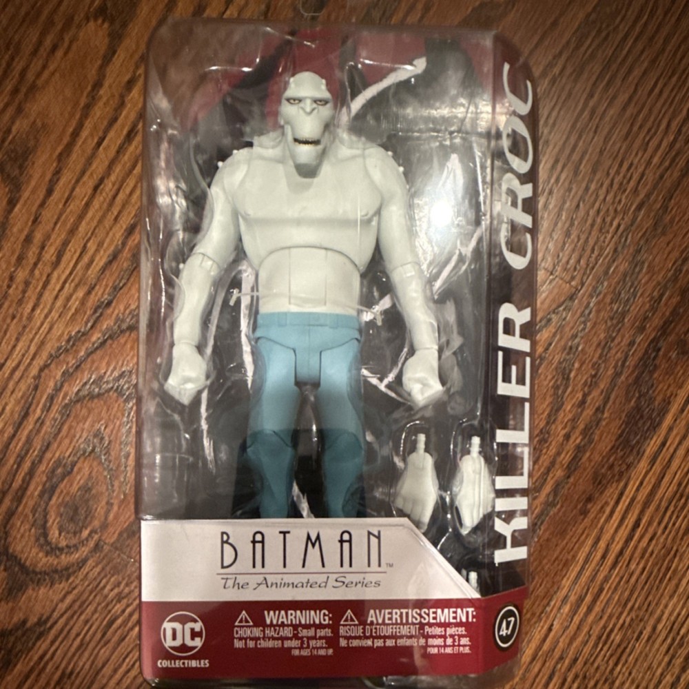 DC Collectibles Killer Croc Action Figure Batman The Animated Series Extra Hands