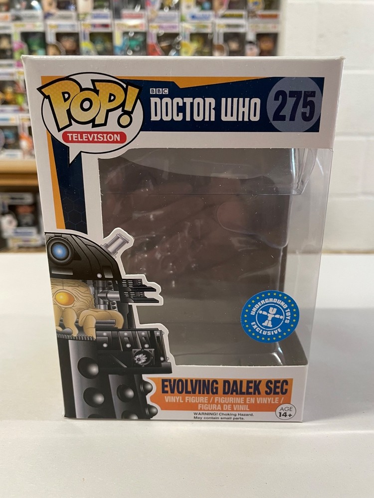 DOCTOR WHO EVOLVING DALEK SEC EMPTY BOX POP TELEVISION VINYL FIGURE FUNKO 275