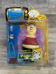 Family Guy Series 3 Tube Top Peter Griffin 6″ Mezco ERROR “POPE” Figure G5