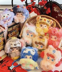 Jotoys Q.kid Good Fortune Series Plush Pendant Action Figure Toy Gift Blind Box