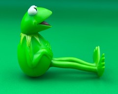 Jim Henson’s The Muppets 1978 Kermit the Frog Toy Figure Action Bends 3”