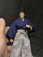 1/12 1/18 Samurai Miyamoto Musashi Head Sculpt For 6″ 3.75″ Action Figure Body