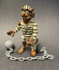 TMNT SCRATCH THE CAT FDM 3D PRINTED FIGURE with Ball chain