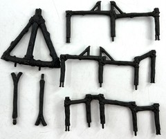 Robin Hood Prince of Thieves Kenner Sherwood Forest Playset (Ewok Village) Rails