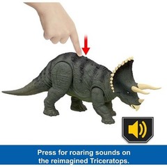Jurassic World Reimagined Triceratops Dinosaur Figure – Real Feel Texture