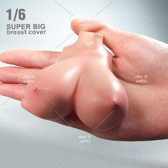 1/6 Female Breast Cover Big Huge Replacement Model For 12”PH TBL Figure Body