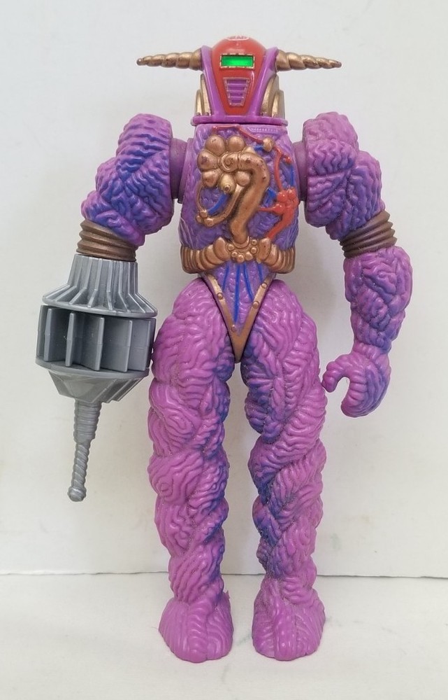 (Complete) Loose 1986 Hasbro 6.75″ Inhumanoids Earth Corps “Auger” Action Figure