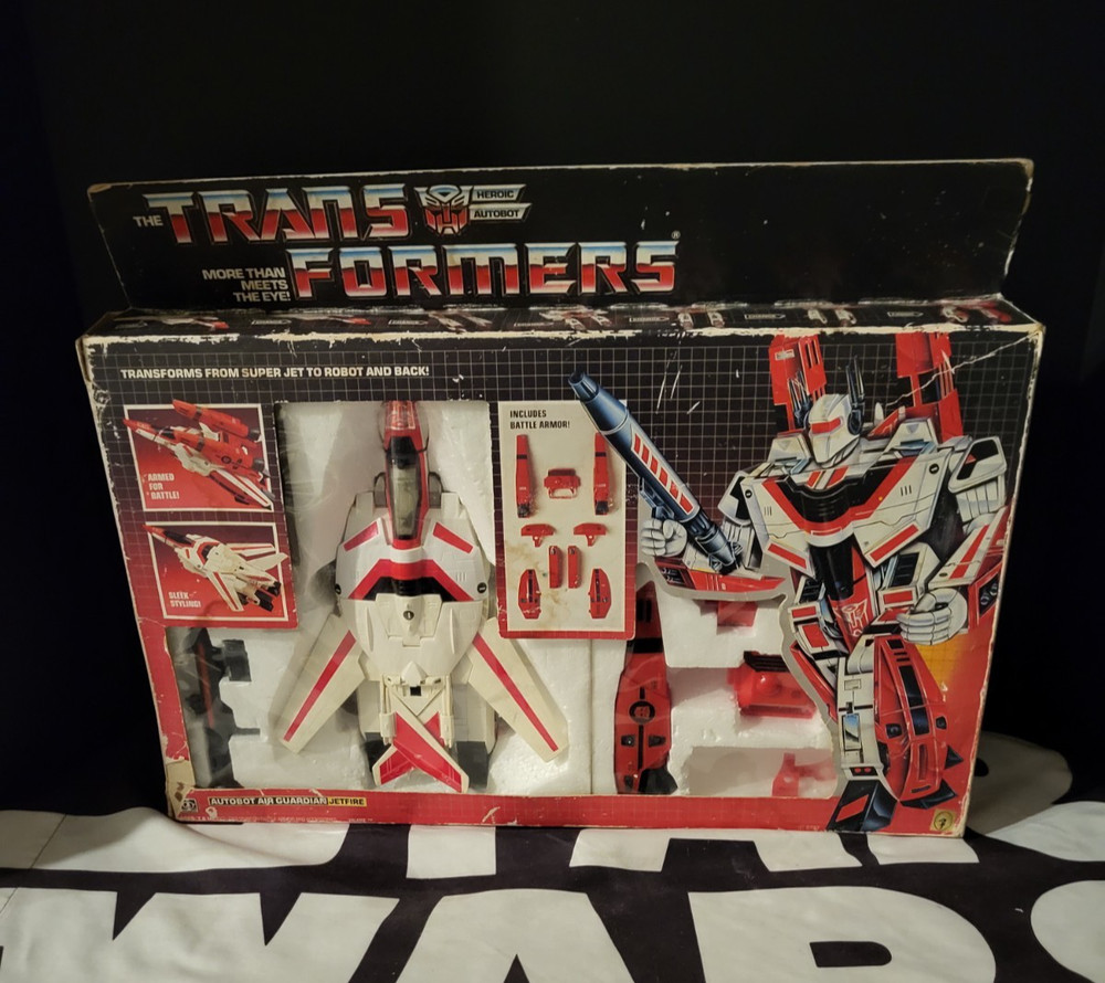 Jetfire G1 1985 TRANSFORMERS Vintage Original COMPLETE w Box NICE Color