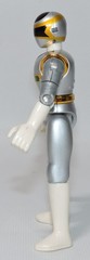 4 Power Ranger Red Blue Silver 1997 4.5″ In Space Action Figure Bandai Gold Belt