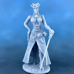 Action Figure Steampunk Lady Plague Doctor 80mm Resin Figure