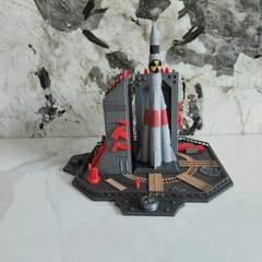 Soviet Nuclear Missile Model 18cm 3D Printed Command Conquer Red Alert Toy Figur