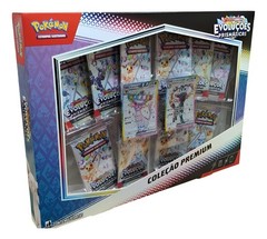 Pokemon Prismatic Evolutions Umbreon & Espeon Premium Box Set Brazilian Sealed