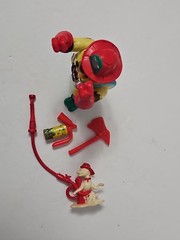 Vintage 1991 TMNT HOSE EM DOWN DON 100% COMPLETE Firefighter MINT Ninja Turtles