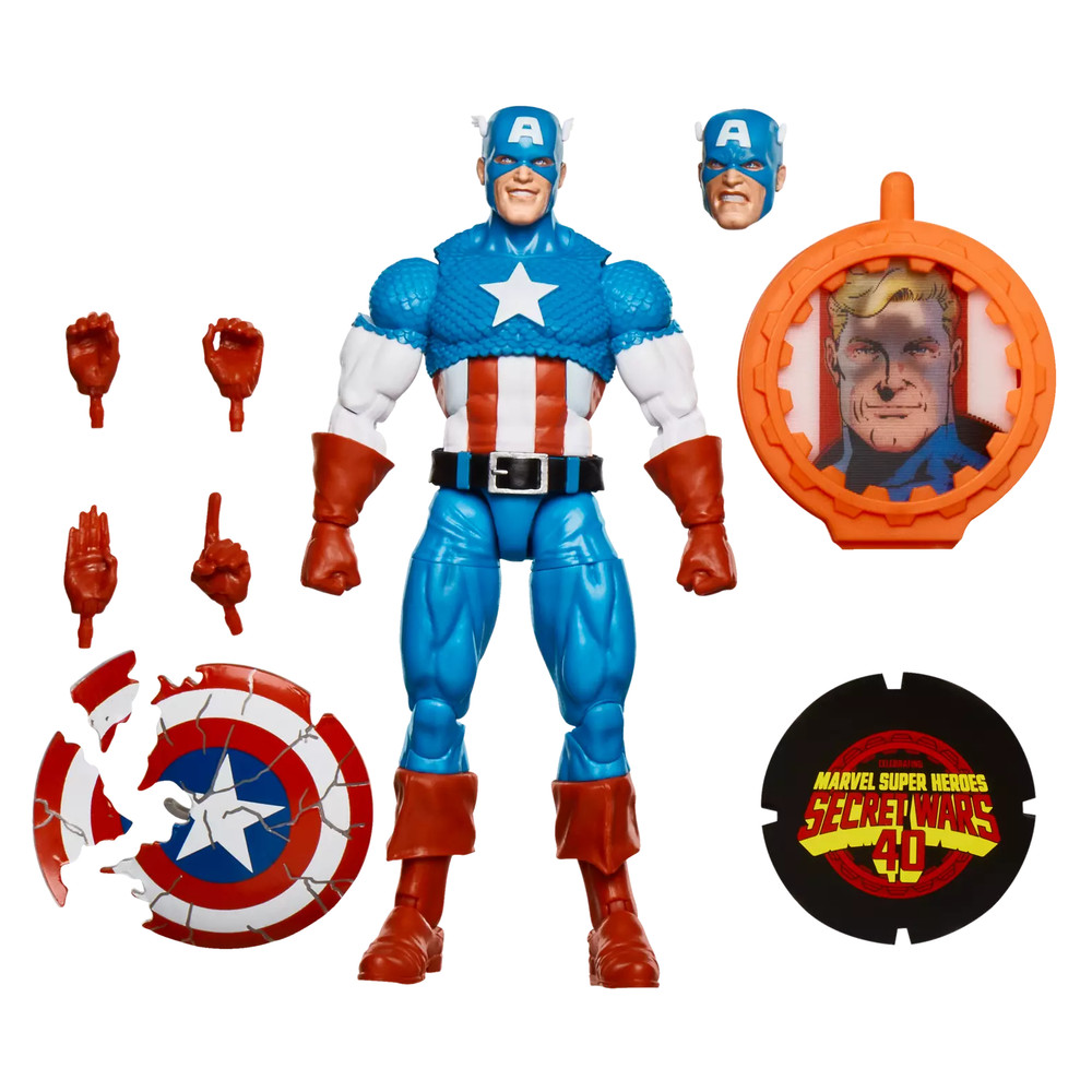 Marvel Legends Series Captain America Secret Wars Retro 6-In Action Figure G0781