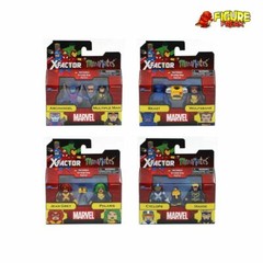 Marvel Minimates Series 78 X-Factor Complete Set w/ Strong Guy Build-A-Figure
