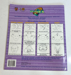 Lot of 8 Space Jam Official Puzzle Figures PLUS Vintage Space Jam Mask Book-1996