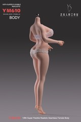 YM610 1/6 Female Body Large Breast Plump Girl 12″ Action Figure Hands Foot Toys
