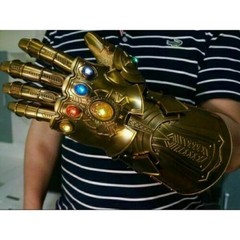 1PCS New Hot HCMY Thanos Infinity Gauntlet Full Metal 1:1 Wearable Cosplay Stat