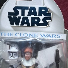 Star Wars Clone Wars Obi-Wan Kenobi 3.75″ Figure Animated 2008 Hasbro Sealed