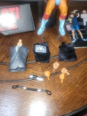 Huge TNA Jakks Six Sided Steel Cage Ring Extremely Rare WWE WWF WCW MATTEL ELITE