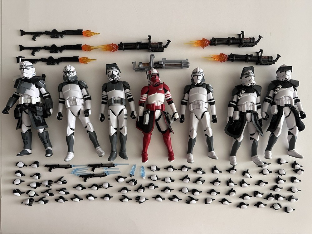 STAR WARS Black Series COMMANDER THORN And BONUS Wolffe Clone Troopers JOV 3.0