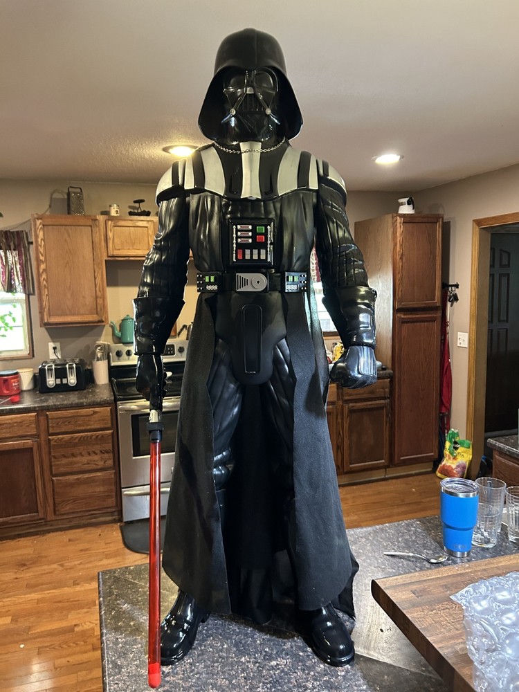 Star Wars Jakks Pacific 48″ Darth Vader Battle Buddy! Very Cool! voice works!