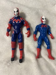 JAKKS PACIFIC TNA IMPACT SUICIDE MANIK DELUXE 8” IMPACT REGULAR 6” FIGURE LOT