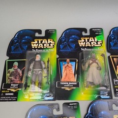 VTG Kenner Star Wars POTF 14 Figures Carded 1997 Collection 2 & 3 w/ Branded Box