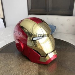Iron Man Gold Mask Cosplay AUTOKING MK5 1:1 Helmet Wearable Voice-control New US