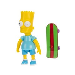 Bart w/ Blue Shirt – The Simpsons 5″ Articulated Figure Wave 4 by Jakks Pacific