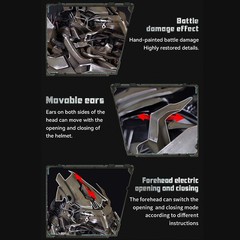 Killerbody Transformers Megatron Wearable Helmet,Speaker Base Voice Changer