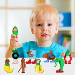 Mini Brainrot Action Figures Set – 24 Collectibles for Meme Lovers & Parties