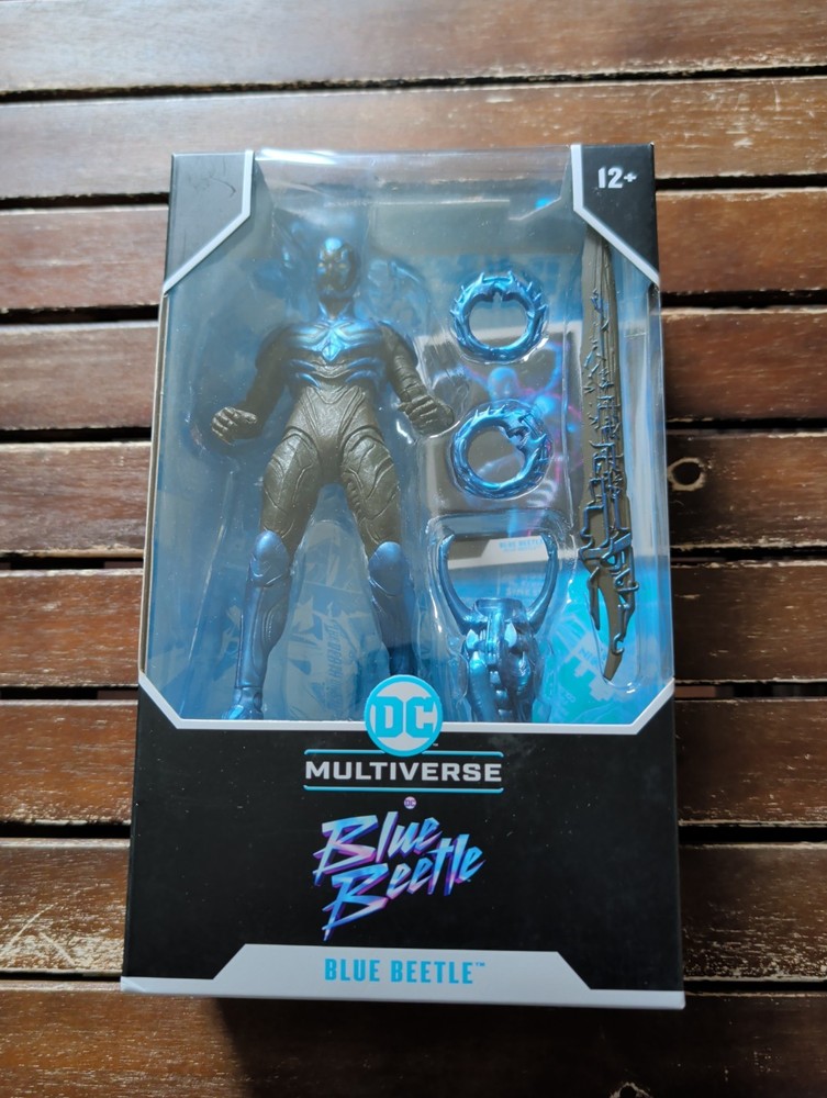 McFarlane Toys DC Multiverse Blue Beetle Battle Mode Action Figure Boxed 7”