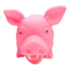 8″ Snorting Colored Rubber Pigs (Pink, Blue, Red, Purple) Squeezable Noisemakers