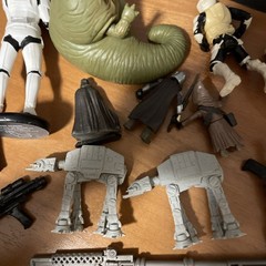 VTG Star Wars Lot Figures & Misc Star Wars Weapons Metal Plastic PVC Rubber GUC