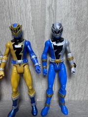 Power Rangers Dino Fury Action Figures Lot Pink Gold Blue Hasbro 2021