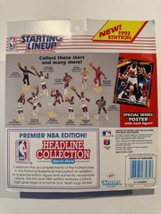 💥🏀 1992 DERRICK COLEMAN Starting Lineup, NJ Nets, NBA, Card & Poster 🏀💥