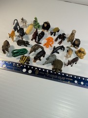 Lot Of 26 Yowie Animals Mini Figures: Sand Fish, Elephant, Hippo Etc See Pics