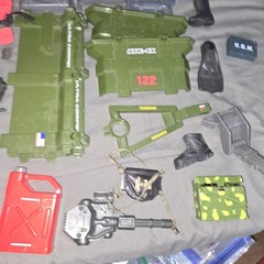 GI Joe Lanard Mixed Lot Accessories Clothes Lanard Military Ultra Corps 60mm